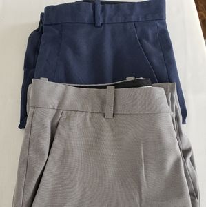 2 Pairs of Perry Ellis Portfolio Non Iron Slim Fit Dress Pants
